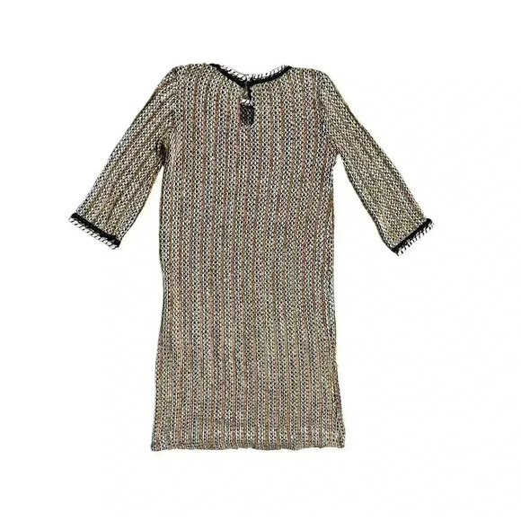 ZARA Chemise Woven Tweed Style Dress Size SM - Picture 3 of 5